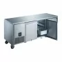 POLAR - Table réfrigérée positive inox 3 portes pleines, capacité 307 L