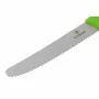 VICTORINOX - Couteau à tomate lame dentée vert 11 cm