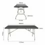 BOLERO - Table pliable au centre noire