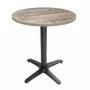 BOLERO - Pied de table basculant en aluminium noir