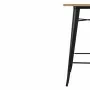 BOLERO - Table de bar Bistro noire avec plateau en bois