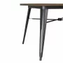 BOLERO - Table d'extérieur bois noir