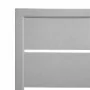 BOLERO - Plateau de table carré en aluminium gris clair 700 mm