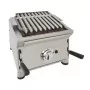 ARILEX - Barbecue pierre de lave à gaz grille acier inoxydable L. 385 mm