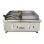 ARILEX - Plancha Fry-Top gaz acier rectifié grill pierre de lave L. 692 mm