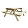 ROWLINSON - Table de pique-nique en bois 1,5 m