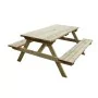 ROWLINSON - Table de pique-nique en bois 1,5 m