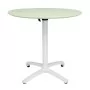 BOLERO - Table pliante en polypropylène 800 mm vert menthe