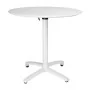 BOLERO - Table pliante en polypropylène 800 mm blanche