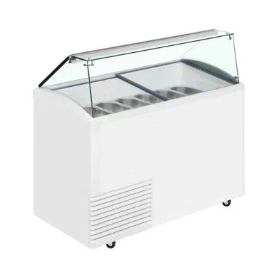 TEFCOLD - Vitrine pour glace en bac 10 bacs Napoli 5 L