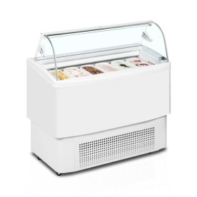 TEFCOLD - Vitrine ventilée pour glace en bac 6 + 6 bacs Napoli 5 L