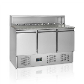 TEFCOLD - Comptoir à pizza 3 portes GN 1/1 + 8 GN 1/6 368 L