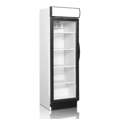 TEFCOLD - Armoire à boissons 1 porte charnières côté gauche bandeau lumineux 347 L