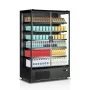 TEFCOLD - Vitrine murale noire 2 portes battantes 764 L