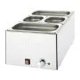 BUFFALO - Bain-marie 2 bacs GN 1/3 et 2 bacs GN 1/6