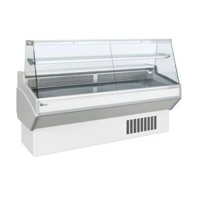 AFI - Vitrine droite froid statique avec réserve 1040 x 1054 mm