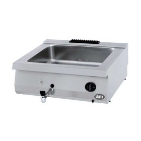 AFI - Bain-marie gaz à poser 2 bacs GN 1/1 L. 800 mm