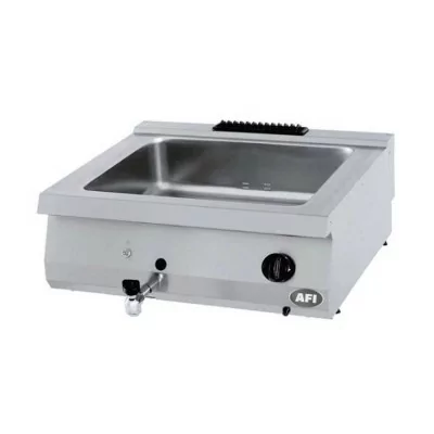 AFI - Bain-marie gaz à poser 2 bacs GN 1/1 L. 800 mm