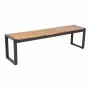 BOLERO - Bancs industriels en acier et acacia, 160 cm (lot de 2)