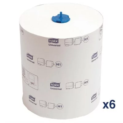 TORK - Bobines d'essuie-main extra-longues 1 pli 280 m (lot de 6)