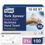 TORK - Essuie-mains ultra doux 2 plis (lot de 21)