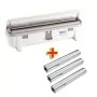 WRAPMASTER - Distributeur 4500 et 3 x 90 m de papier aluminium