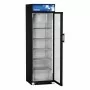 LIEBHERR - Armoire positive avec display, noire, porte vitrée, 403L