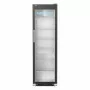 LIEBHERR - Armoire positive avec display, noire, porte vitrée, 441L