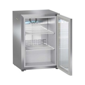 LIEBHERR - Armoire positive de comptoir, inox, porte vitrée, 44L, Lait