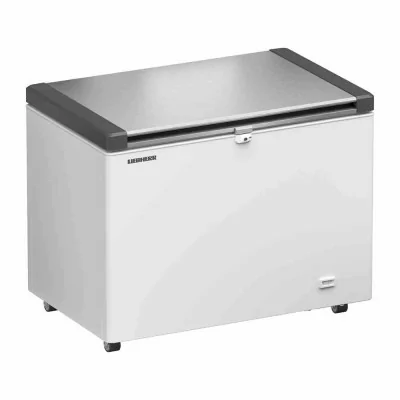 LIEBHERR - Conservateur coffre professionnel, couvercle inox, 266L